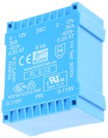 fl-612 Block 12V ac 2 Output Through Hole PCB Transformer, 6VA