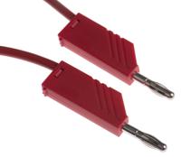 934061101 Hirschmann Test & Measurement, 32A, 60V dc, Red, 500mm Lead Length