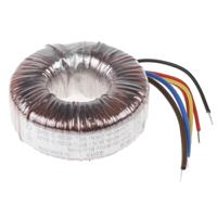 173-0186 RS PRO 230V ac, 2 x 12V ac Toroidal Transformer, 80VA 2 Output