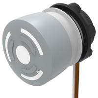 84-62200040 EAO Twist Release Emergency Stop Push Button, Panel Mount, 22.3mm Cutout, SPST, IP65, IP66, IP67