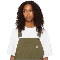 dk0a4xupd261 Dickies Green Reusable Bib & Brace, L