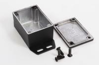 1590hfbk Hammond 1590 Series Die Cast Aluminium Enclosure, IP54, Flanged, 53 x 53 x 31mm