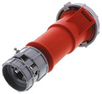 3897 MENNEKES, PowerTOP IP67 Red Cable Mount 4P Industrial Power Socket, Rated At 32A, 400 V