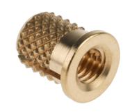 278-607 RS PRO, M4 Brass Threaded Insert diameter 5.6mm Depth 7.95mm