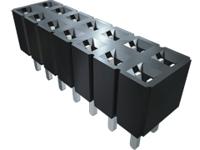 slw-108-01-t-s Samtec SLW Series Straight Through Hole Mount PCB Socket, 8-Contact, 1-Row, 2.54mm Pitch, Solder Termination