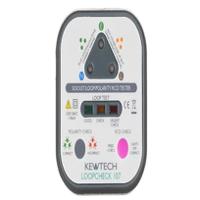 loopcheck107 Kewtech Corporation LOOPCHECK107 Socket Tester 230V, RCD Test Current 30mA