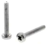 190-478 RS PRO Pozi M3 Pan A4 316 Stainless Steel Machine Screws DIN 7985 x 20.0mm