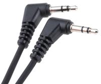 36hr14436x Switchcraft Male 3.5mm Stereo Jack to Male 3.5mm Stereo Jack Aux Cable, Black, 3.1m 36HR14436X