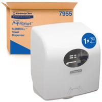 7955 Aquarius ABS White Wall Mounting Paper Towel Dispenser, 297mm x 192mm x 324mm