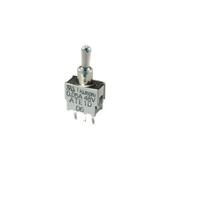 ate1d-5m3-10-z Nidec Components Toggle Switch, PCB Mount, On-On, SPDT, Right Angle Terminal