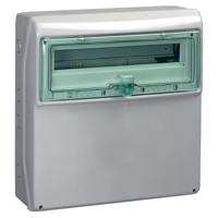 13168m Schneider Electric Mureva Light Grey Smooth Polymer Electrical Enclosure, IEC, IP65,  Surface Mount, 1 Gangs, 460 x 448