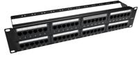 143-840 RS PRO Cat5e 48 Port RJ Patch Panel UTP 2U Black
