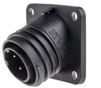 px094104p Bulgin Circular Connector, 4 Contacts, Flange, Standard Connector, Plug, Male, IP68, Buccaneer 900 Series