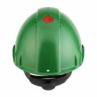 g30ngp 3M Peltor Uvicator G3000 Green Safety Helmet, AdjustableVentilated