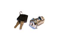 517-863 RS PRO Silver Stainless Steel Camlock, 20mm Panel-to-Tongue, 16.5 x 19.5mm Cutout, Key Unlock