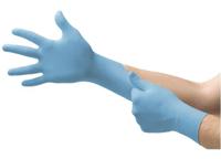 92670090 Ansell 92-670 Blue Powder-Free Nitrile Disposable Gloves, Size 8.5-9, Large, 100 per Pack