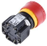 xa1e-bv304r Idec Emergency Stop Push Button, Panel Mount, 4PST, IP65