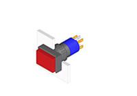 31-121022 EAO Modular Switch Actuator for Use with Series 31 Switches