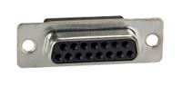 fl15s7-k121-1727040002 FCT from Molex FL 15 Way Cable Mount D-sub Connector Socket, 2.84mm Pitch