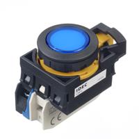 cw1l-m1e10q4s Idec CW Series Illuminated Push Button, Panel Mount, 22mm Cutout, SPST, IP65