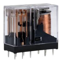 g2rk-2-dc24 Omron PCB Mount Power Relay, 24V dc Coil, 3A Switching Current, DPDT