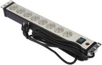 1156057018 brennenstuhl Type F - German Schuko 8 Gang Power Distribution Unit, 3m Cable, 16A, 230 V ac