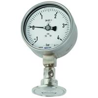 14200292 WIKA Analogue Pressure Gauge 2.5bar Bottom Entry 100mm Outside Diameter