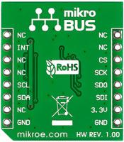 mikroe-1905 MikroElektronika Accel 2 Click Accelerometer Sensor MikroBus Click Board for LIS3DSH