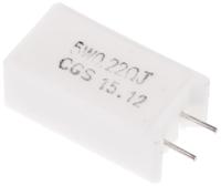 sqmw5r22j TE Connectivity 220mΩ Wire Wound Resistor 5W ±5% SQMW5R22J