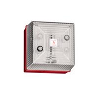 fl40n50rrn Clifford & Snell FL40 Series Red Flashing Beacon, 230 V ac, Surface Mount, Xenon Bulb, IP65