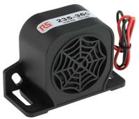 235-360 RS PRO Universal Electronic Sounder, 12 → 80 V dc, 107dB at 1 m, DC, Single-Tone