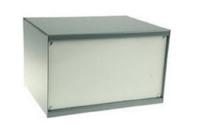 266-4949 RS PRO Grey Cold Rolled Steel Instrument Case, 254 x 197 x 159mm