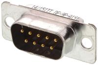 121073-2290-d ITT Cannon ORIGINAL D 9 Way Panel Mount D-sub Connector Plug