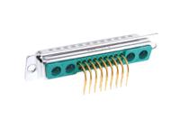 fm21wa4p5-k120-1731070604 FCT from Molex FM 4 (Power), 17 (Signal) Way Right Angle Through Hole D-sub Connector Plug