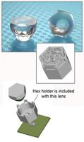 185180 Polymer Optics 185/180 LED Optic & Holder Kit, 12 ° Diffused Beam
