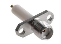 r124464000w Radiall, Jack Flange Mount SMA Connector, 50Ω, Solder Termination, Straight Body