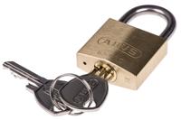 xr0065ib30 ABUS Key Weatherproof Brass Weatherproof Padlock, 5mm Shackle, 30mm Body