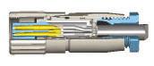 4-1437719-2 TE Connectivity Circular Connector, 8 Contacts, Cable, Subminiature Connector, Plug, Female, IP65, TRIAD 01 Series