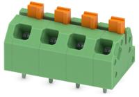 1862437 Phoenix Contact SPTAF 1/ 4-5.0-EL Series PCB Terminal Block, 4-Contact, 5mm Pitch, Through Hole Mount, 2-Row