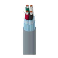 8728-060u500 Belden8728 Series 4 Core Line level Low Voltage signal Cable, 0.33 mm² CSA Screened, 5.46mm od, 152m, Chrome