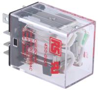 450-0425 RS PRO Plug In Power Relay, 24V dc Coil, 10A Switching Current, DPDT