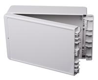 96016335-b-261709-pc-v0-7035 Bopla Bocube Series Light Grey Polycarbonate V0 Enclosure, IP66, IP68, IK07, Light Grey Lid, 271 x 170 x 90mm