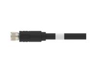 tb1143d4722-004 TE ConnectivityTB1143D4722, 3.05m, Black SPE to Female Unterminated, Shielded Shielded, Terminated Nylon Sheath