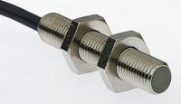 e2as18ls08wpc12m Omron Inductive Threaded Barrel Proximity Sensor, M18, 8 mm Detection, NPN NO, 12 → 24 V dc
