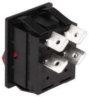 c1353alnae Arcolectric (Bulgin) Ltd Illuminated DPST, On-Off Rocker Switch Panel Mount