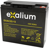 exac22-12-rs Exalium 12V M5 Sealed Lead Acid Battery, 22Ah