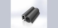 727-6043 RS PRO Black EPDM  Edging Strip, 20m