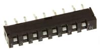 sip-08tv APEM 8 Way PCB SIP Switch SPST
