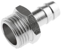 0931-10-21 Legris LF3000 Series Straight Threaded Adaptor, G 1/2 Male to Push In 10 mm, Threaded-to-Tube Connection Style