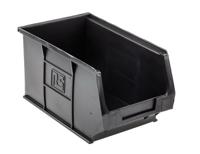909-6915 RS PRO PP Storage Bin, 240mm x 150mm x 132mm, Black